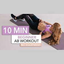 10 min beginner ab workout no