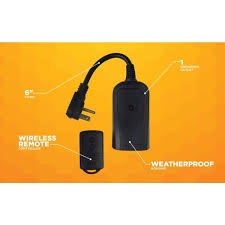 Outdoor Plug In Wireless Remote Socket