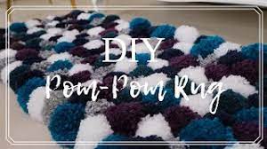 diy pom pom rug how to make your own