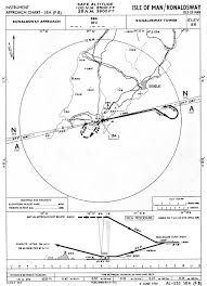 Standard Beam Approach Chart Ronaldsway Airport 2nd June 1954