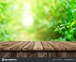 empty wooden table background stock