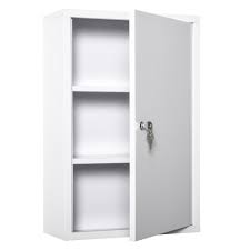 set of 2 wall mount storage cabinet
