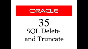 sql tutorial 35 delete and truncate