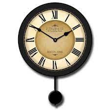 Galway Black Pendulum Wall Clock