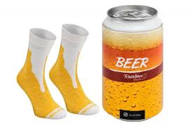 beer can socks for men women funny