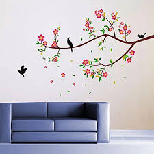 Tree Flowers Stickers For Home Decor