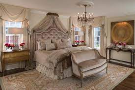 victorian master bedroom with plush