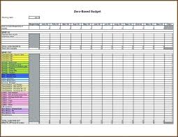 Monthly Household Budget Template Free Bills Spreadsheet Excel