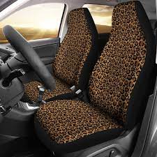 Classic Leopard Skin Car Seat Covers