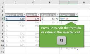 5 formula editing tips for excel
