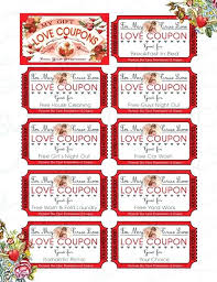 Boyfriend Coupon Book Ideas Valentines Day Free Templates For