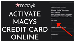 activate macy s credit card