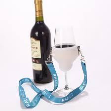 Non Slip Wine Glass Sleeve With Lanyard