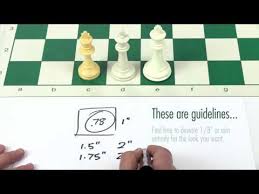 Fit Chess Pieces And Board Size Youtube