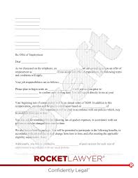 free employment offer letter template