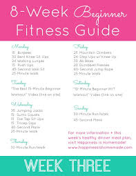 beginner fitness jumpstart week 3