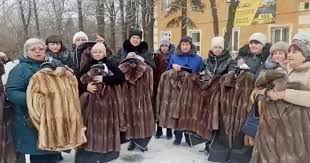 Ukraine War Given Baffling Fur Coat