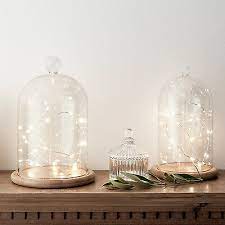 small or large glass display cloche