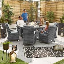 Dining Sets With Built In Gas Firepits