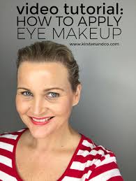 video tutorial how to apply eye makeup