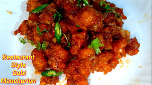 cauliflower manchurian recipe