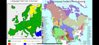 Map Language Families In North America Compared To Ones In