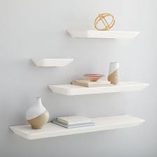 Slim Floating Wall Shelf White