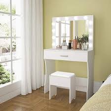 oni vanity table set with lighted