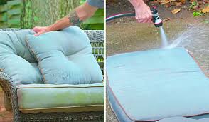 how to rid outdoor cushions of mildew