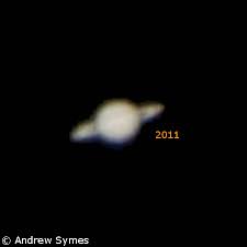 No gif animation, only lighweight (20kb) png sequence animated using css3. Astrophotography Saturn Over Five Years Canadian Astronomy