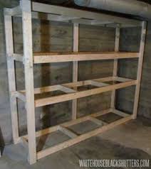 How To Make A Basement Storage Shelf