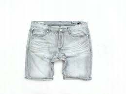 Details About P Jack Jones Mens Jean Shorts Jeans Pants Grey L