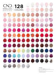Swatch It Up Cnd Shellac Colour Chart
