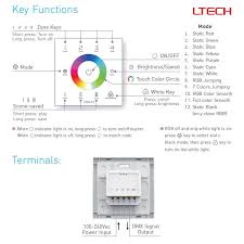 Wall Mounted Led Controller Rgbw Ex8s