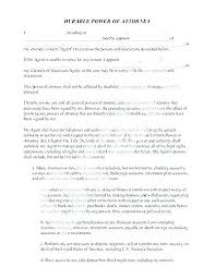Writing A Power Of Attorney Letter Sample Power Of Attorney Document