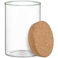 Large Glass Jar With Cork Lid Kitchen