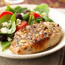 These healthy garlic roasted pork chops take less than 25 minutes and only need 5 ingredients. Our Best Diabetes Friendly Pork Chop Recipes Eatingwell