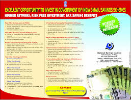 Interest Rates For Small Savings Schemes Govt Of India