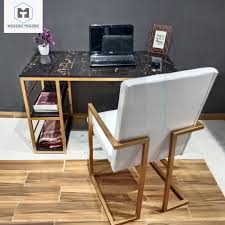 Miracle desk portable faux marble. Computer Desk With 2 Tier Storage Shelves Faux Marble Modern Home Office Desk Study Table Studying Writing Desk Workstation For Home Office Black And Gold Buy Online At Best Prices In Pakistan