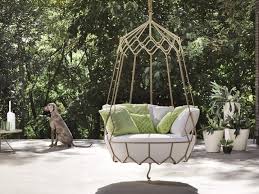 The Roberti Rattan Outdoor Swing Sofa