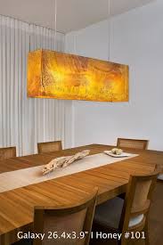 Linear Pendant Light Made Of Stained