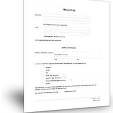 Kostenlose vorlage, musterbrief für das kündigungsschreiben für mieter: Mietvertrag Kostenlos