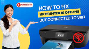 how to fix hp printer is offline but