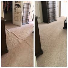 carpet stretching pristine tile
