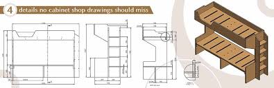 4 details cabinet drawings must