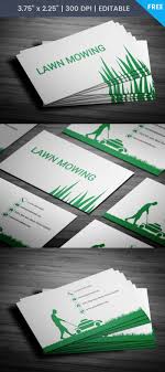 Free Mowing Business Card