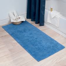 cotton reversible long bath rug