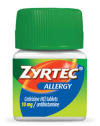 zyrtec allergy s dosages for