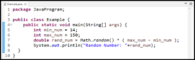 how to generate random number within a