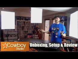 Cowboy Studio Lighting Kit Unboxing Setup Review Youtube